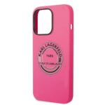 Karl Lagerfeld KLHCP14LSRSGRCF iPhone 14 Pro 6,1" hardcase pink Silicone RSG - imagine 6