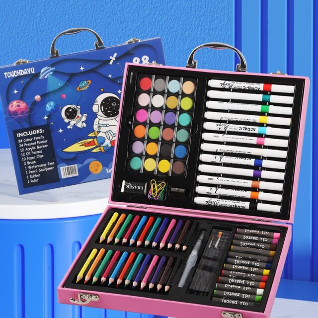 Extralink Art Set for Painting, Pink Unicorn with 88 Pieces - imagine 3