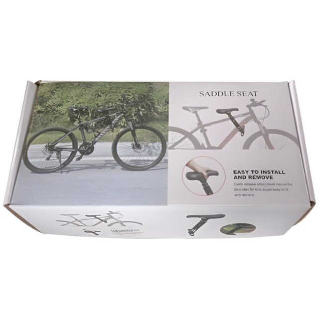 Child Bicycle Seat WILDMAN C1 for frame black - imagine 8