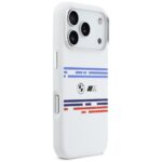 BMW M Silicon Horizontal Line MagSafe Case for iPhone 17 Pro White - imagine 4