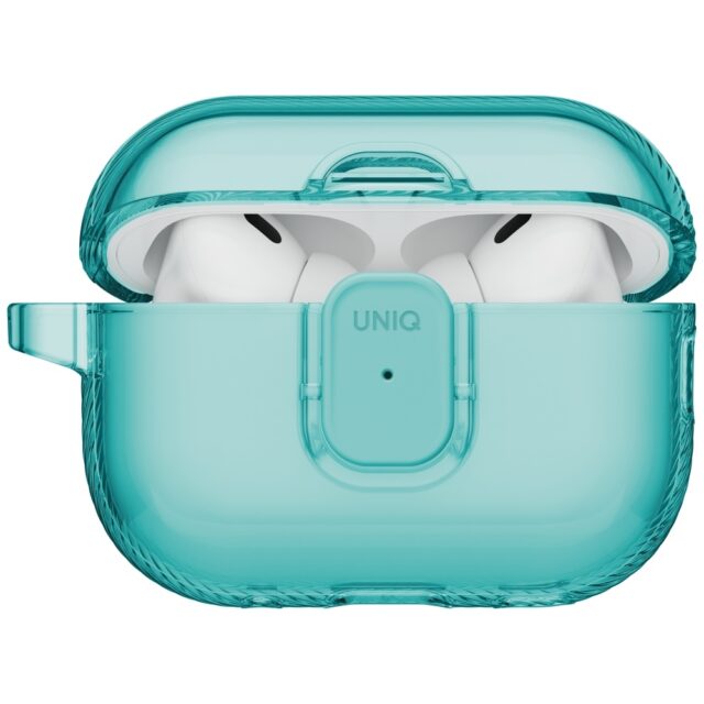 Case UNIQ Glase Pro for AirPods Pro 3     Lock Case turquoise - imagine 3