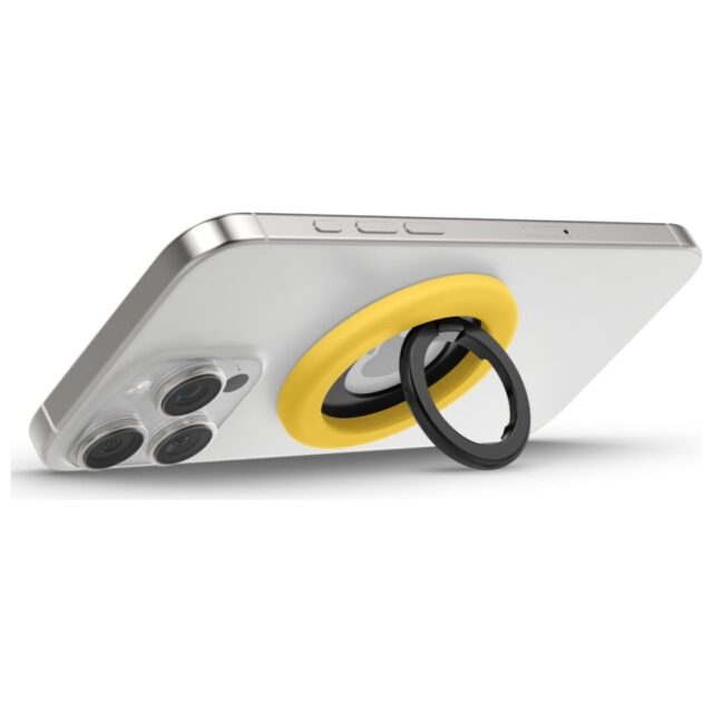 Magnetic holder Spigen Nano Pop MagSafe yellow - imagine 4