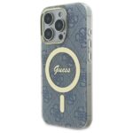Guess GUHMP16XH4STB iPhone 16 Pro Max 6.9" blue hardcase IML 4G MagSafe - imagine 2