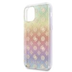 Guess GUHCN58PEOML iPhone 11 Pro multicolor hard case Iridescent 4G Peony - imagine 3