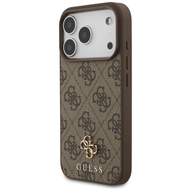 Guess 4G Small Classic Logo MagSafe case for iPhone 17 Pro brown - imagine 2