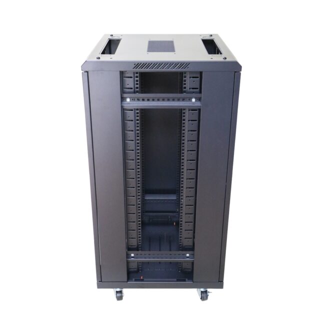 Extralink 22U 600x600 Black | Rackmount cabinet | standing - imagine 5