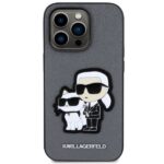 Karl Lagerfeld KLHCP14XSANKCPG iPhone 14 Pro Max 6.7" hardcase silver Saffiano Karl & Choupet - imagine 3