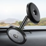 AWEI magnetic car holder X22 for cockpit black - imagine 6