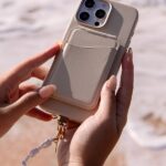 UNIQ Coehl Perla Handstrap universal phone strap for hand white/white pearl - imagine 5