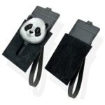Nimmy 3in1 Set phone bag + wallet + locator case black Big Eyed Pet 2.0 Panda - imagine 8