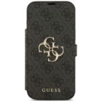 Guess Book 4G Metal Logo Case for iPhone 17 Pro Max Black - imagine 3