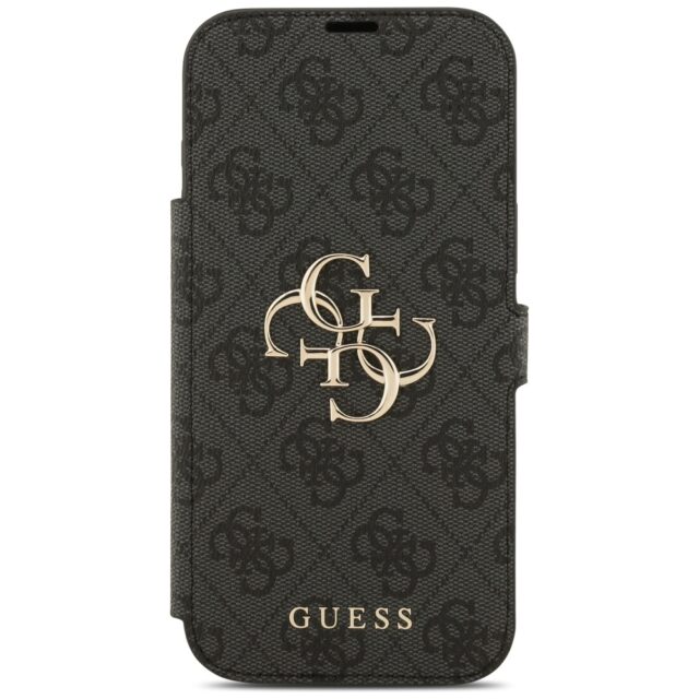 Guess Book 4G Metal Logo Case for iPhone 17 Pro Max Black - imagine 3