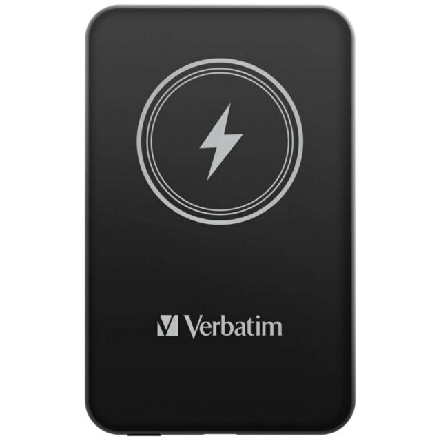 Verbatim Wireless Magnetic Power Bank `n` Go 15W 5000mAh black 32240 - imagine 2