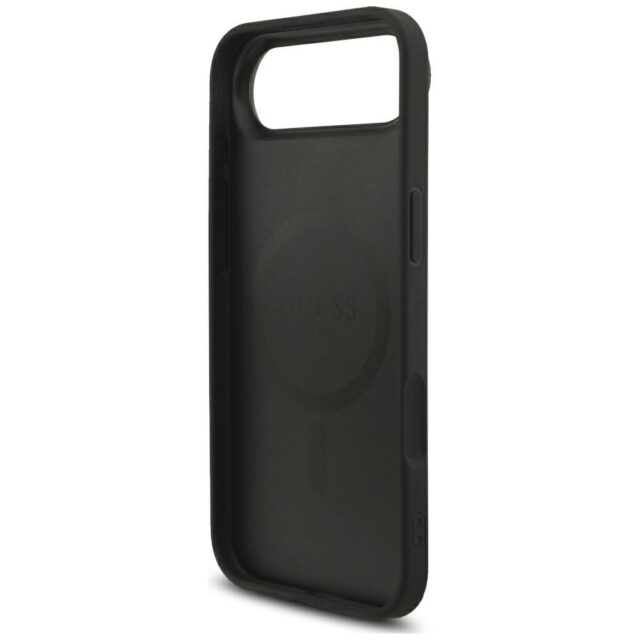 Case Guess 4G Strap Triangle Logo        MagSafe for iPhone Air black - imagine 7