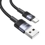 USAMS SET Cable USB to USB-C 3A 1.2mFast Charging steel/tarnish 30 pcs SJ718ZJ01 (US-SJ718)