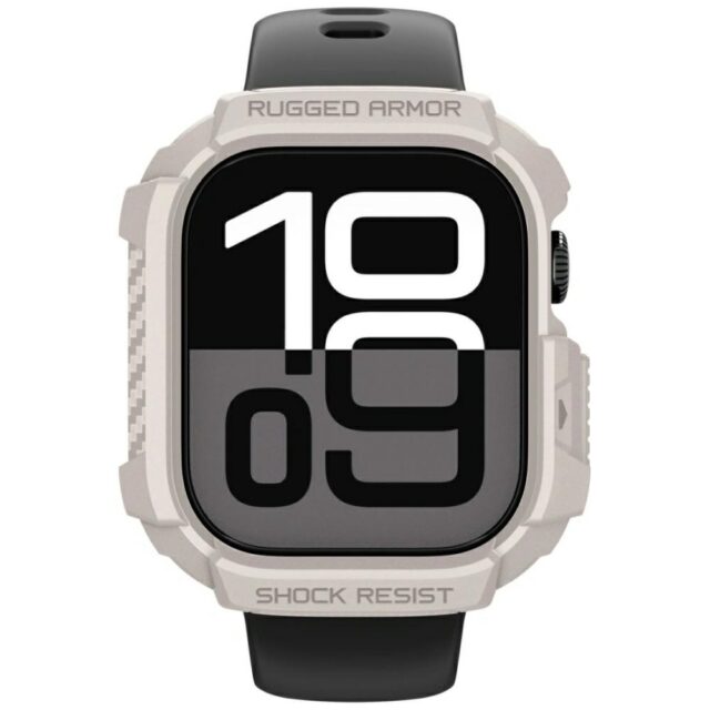 Pasek Spigen Rugged Armor Pro do Apple    Watch 10 / 11 42mm beżowy - imagine 4