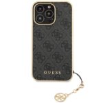 Guess GUHCP14LGF4GGR iPhone 14 Pro 6,1" grey hardcase 4G Charms Collection - imagine 3