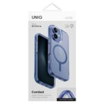 UNIQ Combat iPhone 16 6.1" Magclick Charging case blue/pearl blue - imagine 4