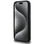 AMG AMHMP15L23SSPK iPhone 15 Pro 6.1" black hardcase with Silicone Large Rhombuses Pattern and MagSa - imagine 5