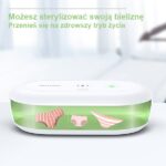 USAMS UV Sterilizer with 10W Wireless Charging white ZB138XDJ01 (US-ZB138) - imagine 8
