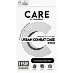 CARE by PanzerGlass Flagship Urban Combat Black QI Case for Samsung Galaxy S25+ Transparent - imagine 4