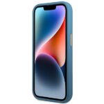 Guess GUHCP14XHG4SHB iPhone 14 Pro Max 6,7" blue hard case 4G Vintage Gold Logo - imagine 5