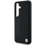 Case BMW Leather Big Wordmark for Samsung Galaxy S25 black - imagine 6