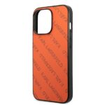 Karl Lagerfeld KLHCP13LPTLO iPhone 13 Pro / 13 6,1" hardcase orange Perforated Allover - imagine 6