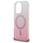 Guess GUHMP16XHGRCELP iPhone 16 Pro Max 6.9" pink hardcase IML Glitter Gradient MagSafe - imagine 6