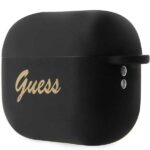 Guess GUAP2LSCHSK AirPods Pro 2 (2022/2023) cover black Silicone Charm Heart Collection - imagine 3