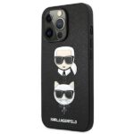 Karl Lagerfeld KLHCP13LSAKICKCBKiPhone 13 Pro / 13  6,1" black hardcase Saffiano Karl & Choup - imagine 2