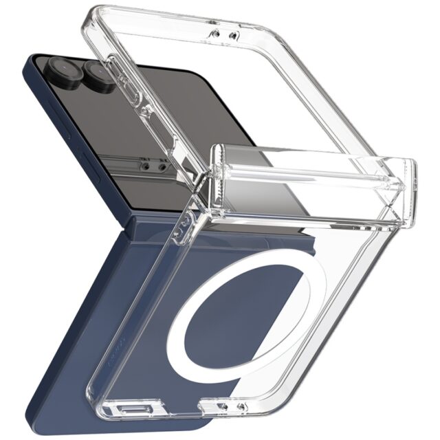 Case Araree Duple 360 M MagSafe Qi2 for Samsung Galaxy Z Flip7 transparent - imagine 2