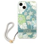 Guess GUHCP13SHFLSN iPhone 13 mini 5,4" green hardcase Flower Strap - imagine 3