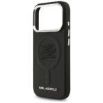 Karl Lagerfeld Initial & Metal Logo MagSafe Case for iPhone 17 Pro Max Black - imagine 6
