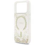 Guess Resin Bottom Glitter MagSafe case for iPhone 17 Pro gold - imagine 6