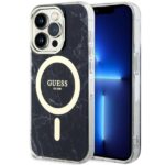 Guess GUHMP14XPCUMAK iPhone 14 Pro Max 6.7" black hardcase Marble MagSafe