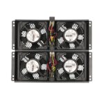 Extralink | Cooling unit | 4 fans, with cable for thermostat - imagine 3