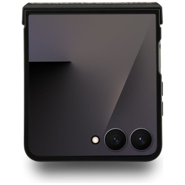 Case Guess 4G Classic MagSafe for Samsung Galaxy Z Flip7 brown - imagine 3