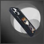 Nimmy case iPhone 15 Pro 6.1"            black Glasses Cool Cat - imagine 8