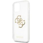 Guess GUHCP13SKS4GGO iPhone 13 mini 5,4" Transparent hardcase 4G Gold Charms Collection - imagine 6