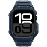 Pasek Spigen Rugged Armor Pro do Apple    Watch 10 / 11 42mm granatowy - imagine 2