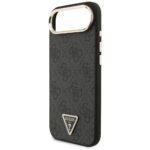 Case Guess 4G Triangle Logo MagSafe for iPhone Air black gold - imagine 6