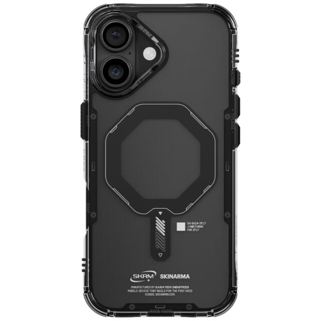 Skinarma Saido Case for iPhone 17 Magnetic Charging Black - imagine 3