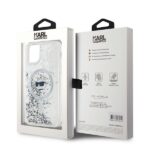 Karl Lagerfeld KLHMN61LGCHSGH iPhone 11/ Xr 6.1" hardcase transparent Liquid Glitter Choupette Head - imagine 8