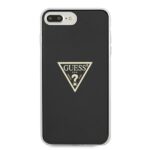 Guess GUHCI8LPCUMPTBK iPhone 8 Plus/7 Plus black hardcase Metallic Collection - imagine 3