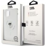 Karl Lagerfeld KLHMN61HFCCNOT iPhone 11/ Xr transparent hardcase IML Choupette MagSafe - imagine 8
