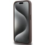 Guess GUHCP15XG4GLBR iPhone 15 Pro Max 6.7" brown hardcase 4G Stripe Collection - imagine 5