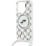 Karl Lagerfeld KLHMP15LHCKCKLCT iPhone15 Pro 6.1" transparent hardcase IML Crossbody Monogram Karl & - imagine 4