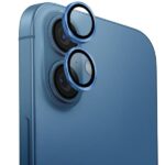 UNIQ Optix Aluminium Camera Lens Protector iPhone 16 6.1" / 16 Plus 6.7" pearl blue szkło na obiekty