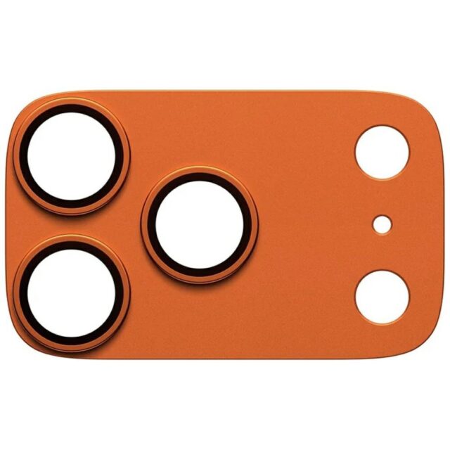 Tempered glass for lens PanzerGlass Fender Camera Protector for iPhone 17 Pro orange - imagine 3